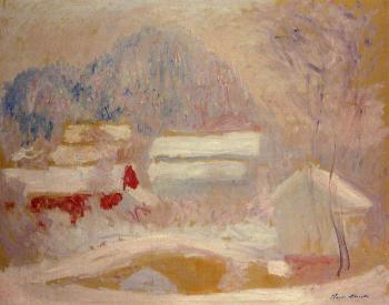 Claude Oscar Monet : Norwegian Landscape, Sandviken